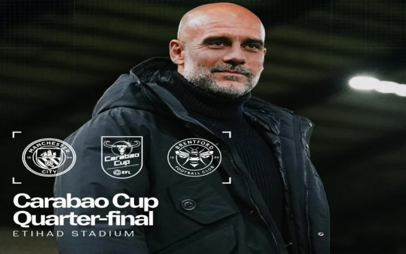 اللقاء المنتظر: مانشستر سيتي يواجه برينتفورد بث مباشر يلا شوت كأس الرابطة